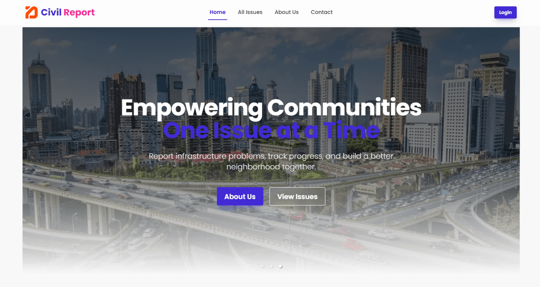 Civil Report screenshot